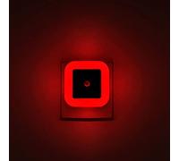 Elsent [ Pack of 4 ] Real Red LED Night Lights, Plug into Wall Lights with Light Sensor - Suitable for Bedroom, Baby and Kid's Room (Unique Pink Cover Design)