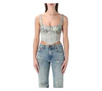 Elsie Trompe L'Oeil Top - female - Haikure - Sleeveless Tops - Gray - S - Tops S