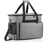 Elsjoy Sewing Machine Case, Sewing Machine Tote Bag Universal Carrying Bag with Removable Padding Pad, Portable Sewing Machine Carrying Case Storage Organizer Bag for Most Standard Machines