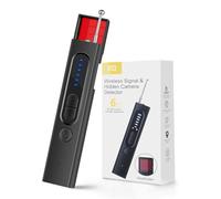 ELSMAOL Hidden Camera Detector, Bug Detector Anti Spy, 4 Detection Modes & 5 Sensitivity Levels, RF Bug Detector with GPS Tracker Finder, for Hotel Bathroom Office Car Travel, 30H Working Time