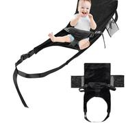 ELSMAOL Toddler Airplane Bed, Seat Extender and Foot Hammock for Children, Foldable Design, Portable Travel Essentials for Kids and Baby to Lie Down and Rest on Plane