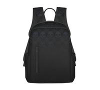 ELSMZXZD Lightweight Backpack Gothic Wallpaper Skull School Bag School College Backpack For Teen Boys Girls Bookbag, Travel Bag Bookbags, Backpacks Casual Daypack For Men Women