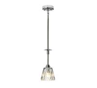 Elstead Lighting Agatha 1 Light Pendant - Polished Chrome