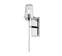 Elstead Alton 1 Light Wall Light, Chrome, Ip44, E27