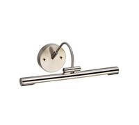 Alton LED 1 Light Small Picture Wall Light Brushed Nickel Netlighting Grey One Size