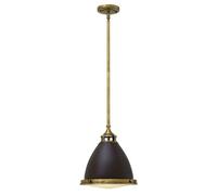 Elstead Amelia 1 Light Medium Dome Ceiling Pendant Buckeye Bronze, Restoration Bronze, E27