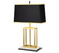 Elstead Atlas 1 Light Table Lamp Brushed Brass, E27