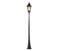 Elstead Baltimore 1 Light Large Outdoor Lamp Post Weathered Bronze Ip44, E27