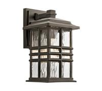 Kichler Coastal Beacon Square 300 Outdoor Lantern Wall Light - Old Bronze