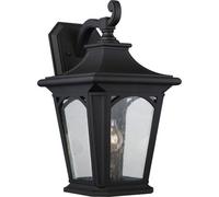 Elstead Bedford 1 Light Large Wall Lantern - Mystic Black Finish, E27