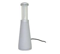 Luminosa Lighting Elstead Beta Aluminium Plain Bollard Matt Silver, Ip54