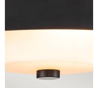 Elstead Bowtie bathroom ceiling light, matt black