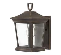Elstead Bromley 1 Light Outdoor Small Wall Lantern Light Bronze Ip44, E27
