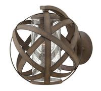 Carson 1 Light Outdoor Small Wall Lantern Light Iron IP44 E27 Netlighting Grey One Size