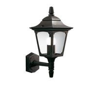 Elstead Lighting Chapel 1 Light Mini Up Wall Lantern - Black, Black