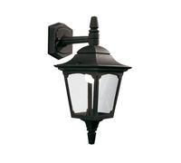 Elstead Lighting Chapel 1 Light Mini Down Wall Lantern - Black, Black