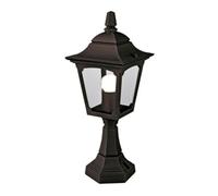 Elstead Lighting Elstead Chapel Mini Black Outdoor Pedestal Light