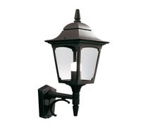Elstead Lighting Chapel 1 Light Up Wall Lantern - Black, Black