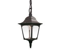 Elstead Lighting Elstead Chapel Single Light Pendant Porch Lantern In Black Finish