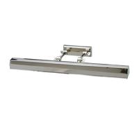 Elstead Chawton picture light, polished nickel, 65.2 cm