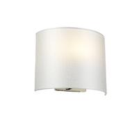 Elstead Cooper Medium Curved Flush Wall Light - Polished Chrome