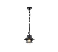Elstead Copenhagen Pendant Porch Lantern - Black