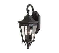 Elstead Lighting Elstead Cotswold Lane 2 Light Medium Wall Lantern in Black Finish (Outdoor)