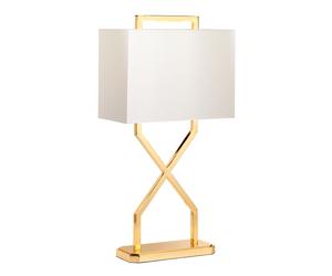 Elstead Cross Table Lamp - Polished Gold