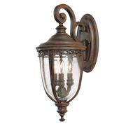 Elstead English Bridle wall lantern IP44 Ø 21.6 cm, bronze