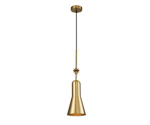 Elstead Etoile Large Ceiling Pendant Light - Aged Brass