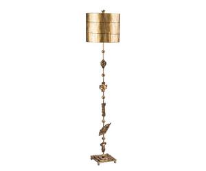 Elstead Fragment 1 Light Floor Lamp - Gold