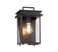 Elstead Glenview Outdoor 1 Light Wall Lantern, Antique Bronze, Ip44, E27