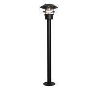 Elstead Helsingor - 1 Light Outdoor Bollard Lantern Black IP44, E27