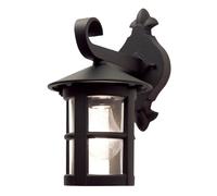 Elstead Lighting Hereford 1 Light Wall Down Lantern - Black, Black