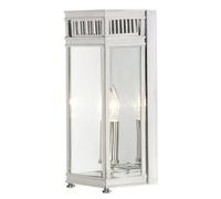 Elstead Lighting Holborn 1 Light Outdoor Small Wall Half Lantern Light Polished
