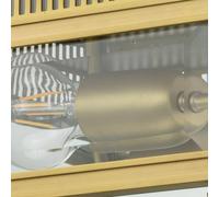 Elstead Holborn outdoor ceiling light, brushed brass