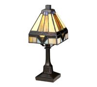 Elstead Holmes 1 Light Mini Table Lamp, Vintage Bronze, E14