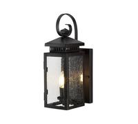 Elstead Hythe 1 Light Outdoor Wall Lantern Light Old Bronze Ip43, E14