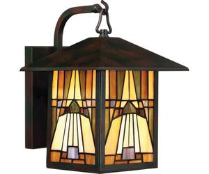 Elstead Inglenook Outdoor 1 Light Medium Wall Lantern - Bronze Finish, E27