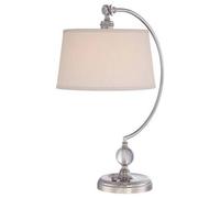 Elstead Jenkins 1 Light Table Lamp Polished Nickel, E27