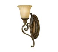 Kelham Hall 1 Light Indoor Wall Light Gold Bronze E27 Netlighting Brown One Size
