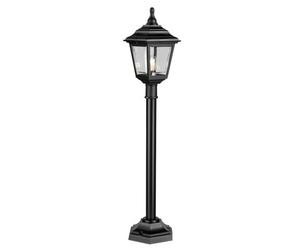 Elstead Kerry 1 Light Outdoor Coastal Post Lantern Black Ip44, E27