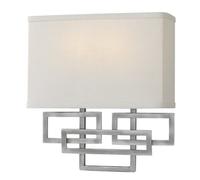 Luminosa Lighting Elstead Lanza 2 Light Indoor Wall Light Nickel, E14