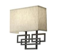 Elstead Lanza 2 Light Indoor Wall Light Oil Rubbed Bronze, E14