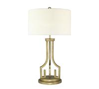 Elstead Lemuria 1 Light Table Lamp Gold, E27