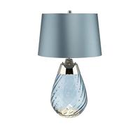 Elstead Lena Glass Table Lamp - Blue