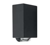 Elstead Lighting Agner 2 Light Wall Light Finish : Graphite Wired : 6W Led 220-240V 50Hz, Ip54