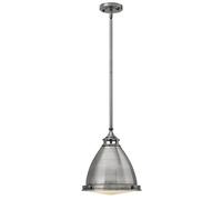 Elstead Lighting Amelia 1 Light Medium Pendant - Polished Antique Nickel