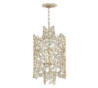 Elstead Lighting Anya Two Tier Pendant - Silver Leaf