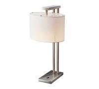 Elstead Lighting Belmont Table Lamp Finish: Brushed Nickel Wired: 1 X 60W E27 220-240V 50Hz